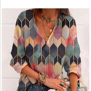 New XL Jersey Stained Glass shirt